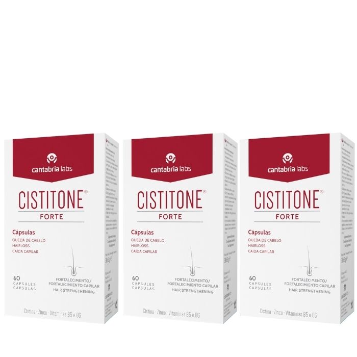 Cistitone Forte Hair Strengthening Capsules 3x60units PROMO PACK